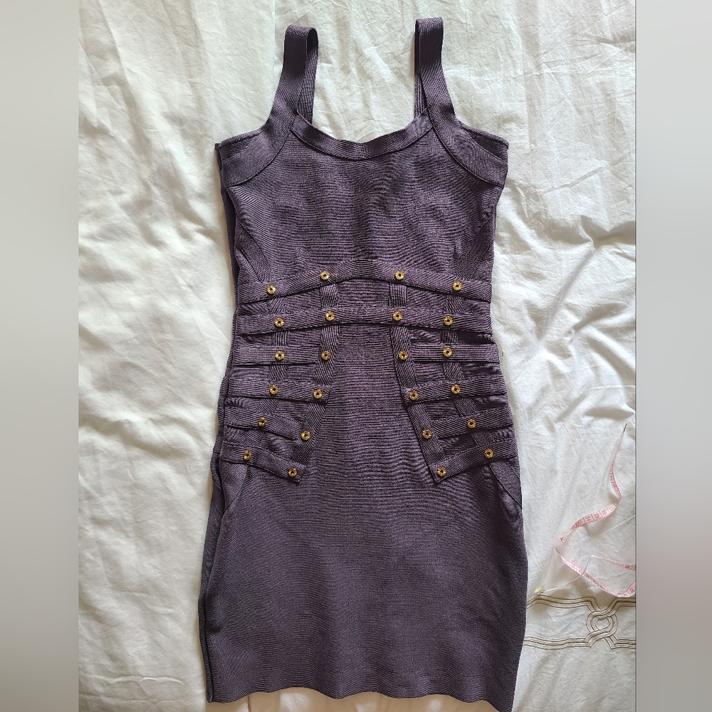 Marciano corseted bandage dress